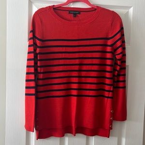 Banana Republic red & blue striped sweater